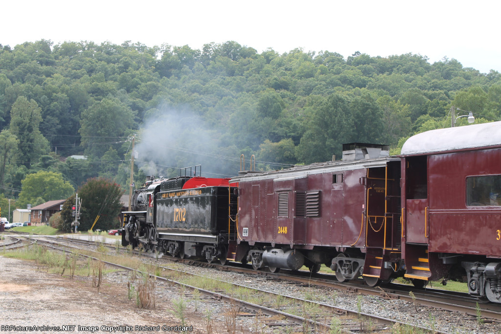 Passenger train at Bryson City